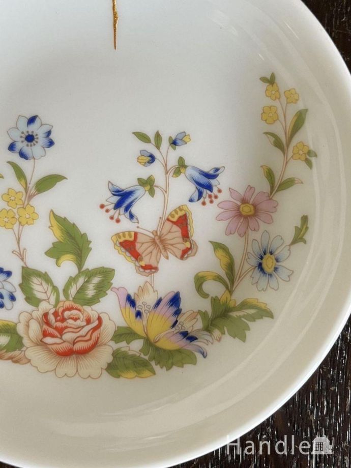 エインズレイのおしゃれなビンテージプレート、COTTAGE GARDEN