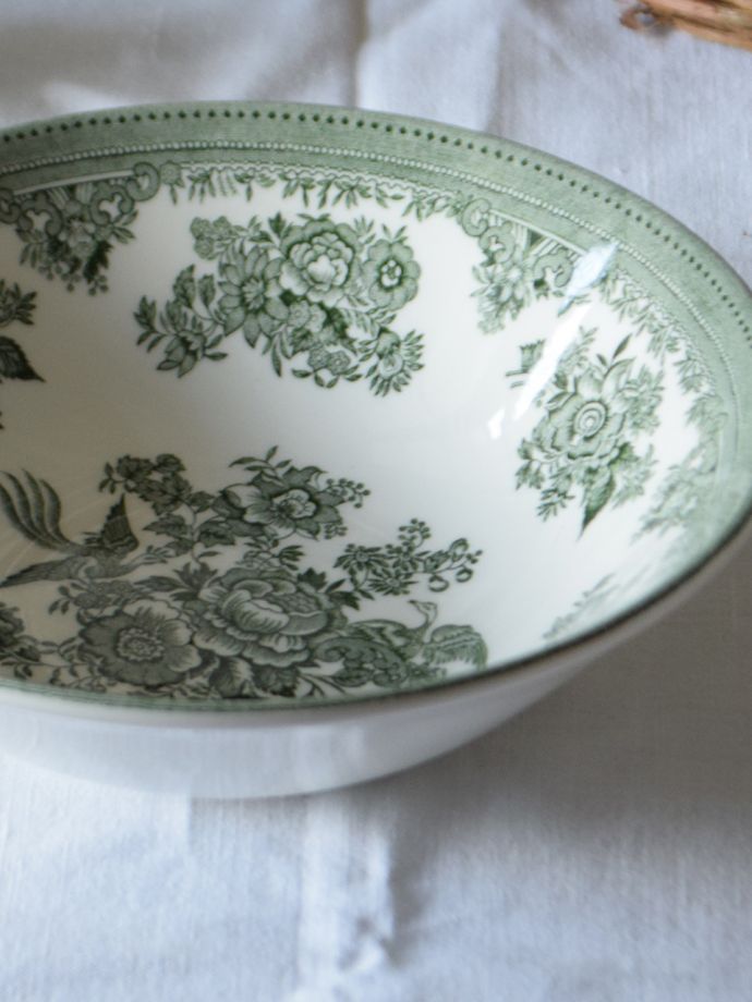 英国バーレイ社の食器、グリーンアジアティックフェザンツのシリアル