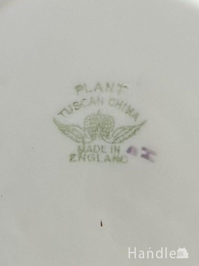 イギリスから届いたアンティークトリオ、TUSCAN(タスカン)の手描き