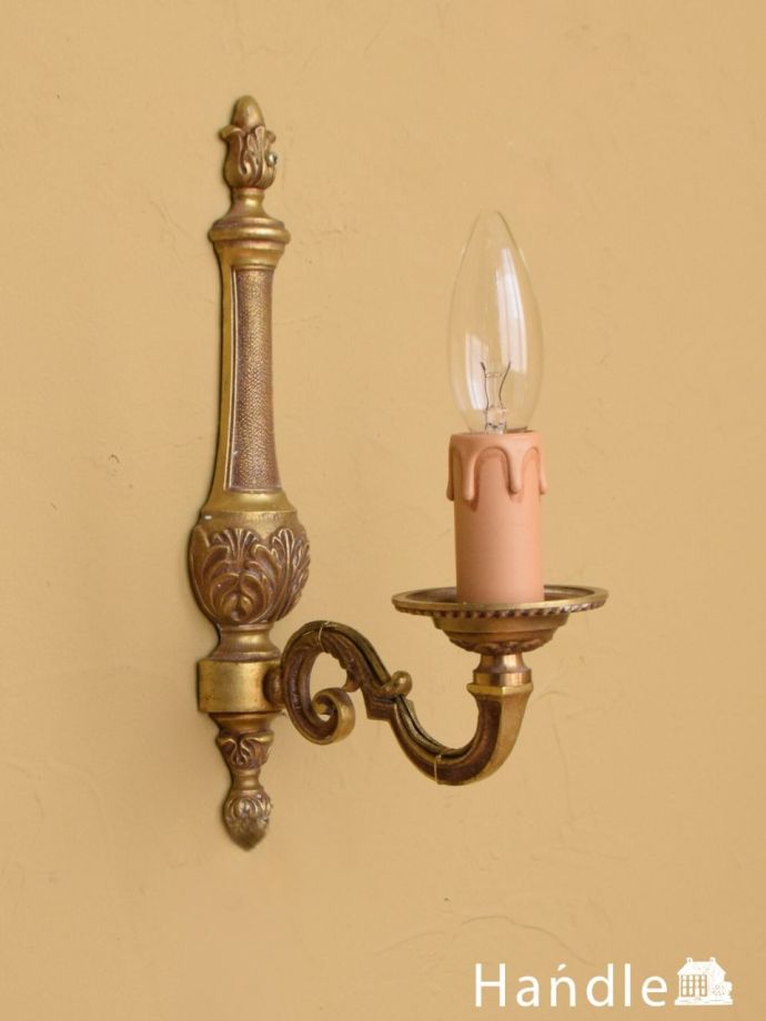 英国アンティークのウォールライト、おしゃれな壁付け照明器具(k-5624