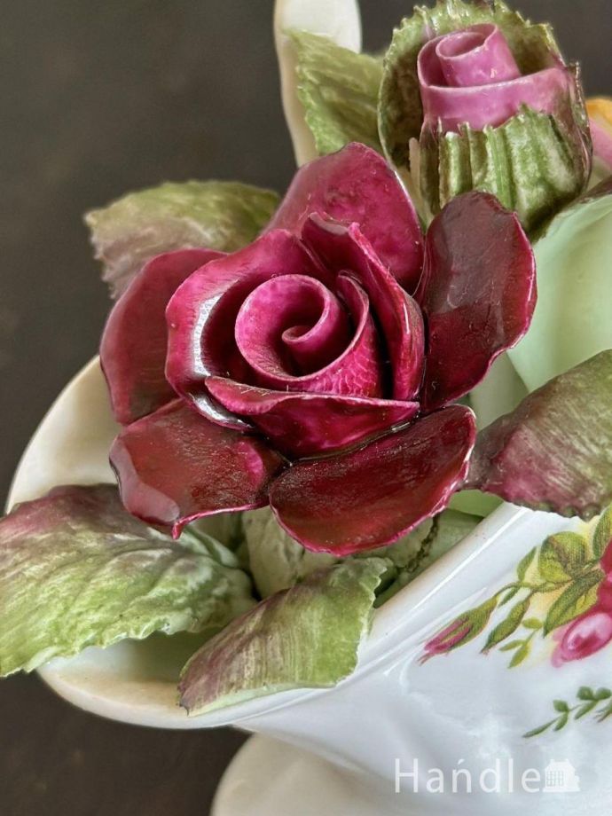 イギリスから届いたロイヤルアルバート、オールドカントリーローズの陶