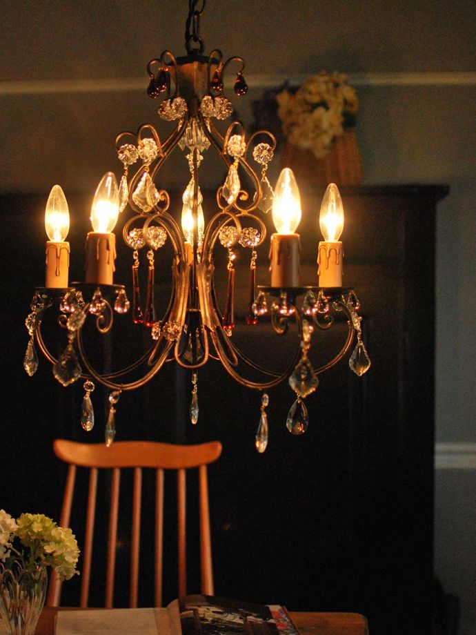 Handleオリジナル シャンデリア（5灯）（リエール・アンティーク