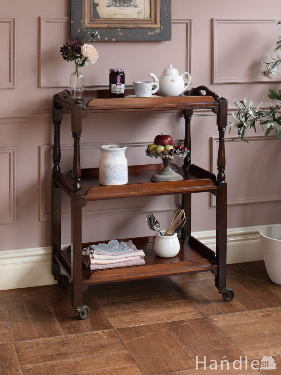 アンティーク トロリー （ワゴン）(d-511)｜アンティーク家具