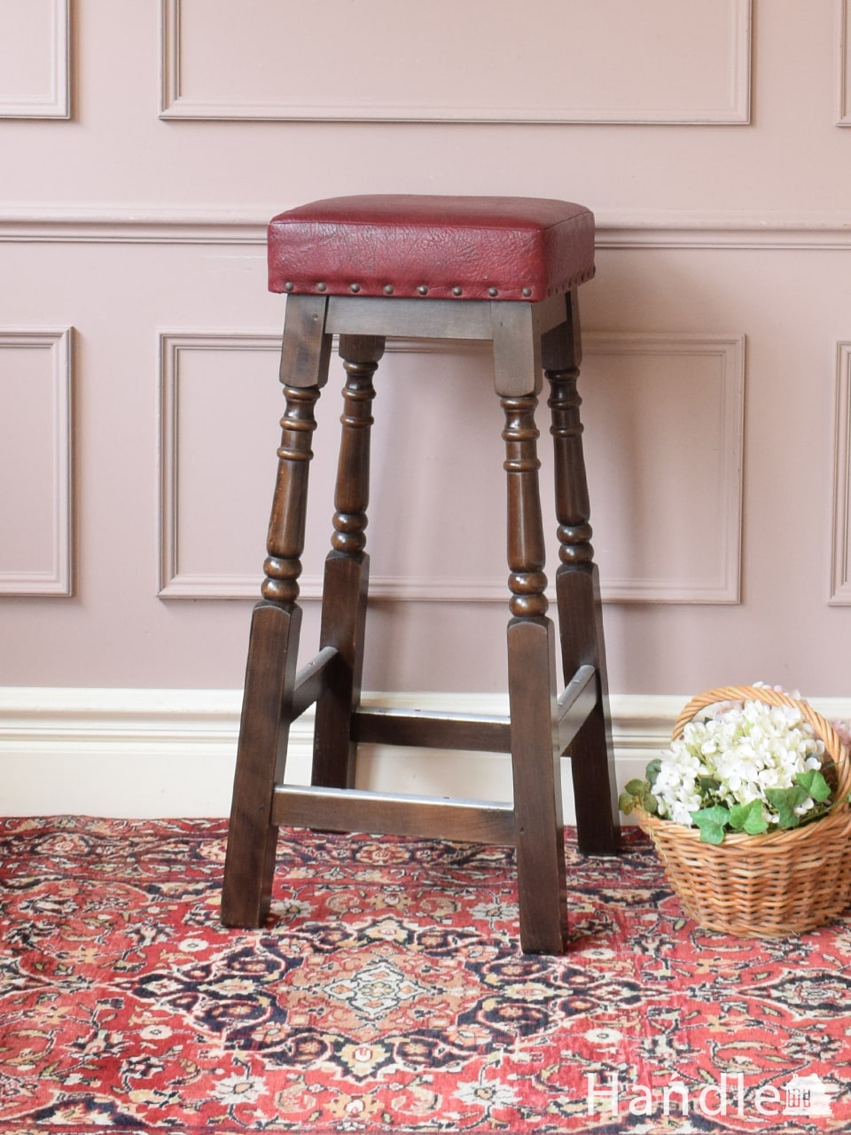 1920年代のアンティーク スツール(j-480-c-1)｜アンティークチェア・椅子