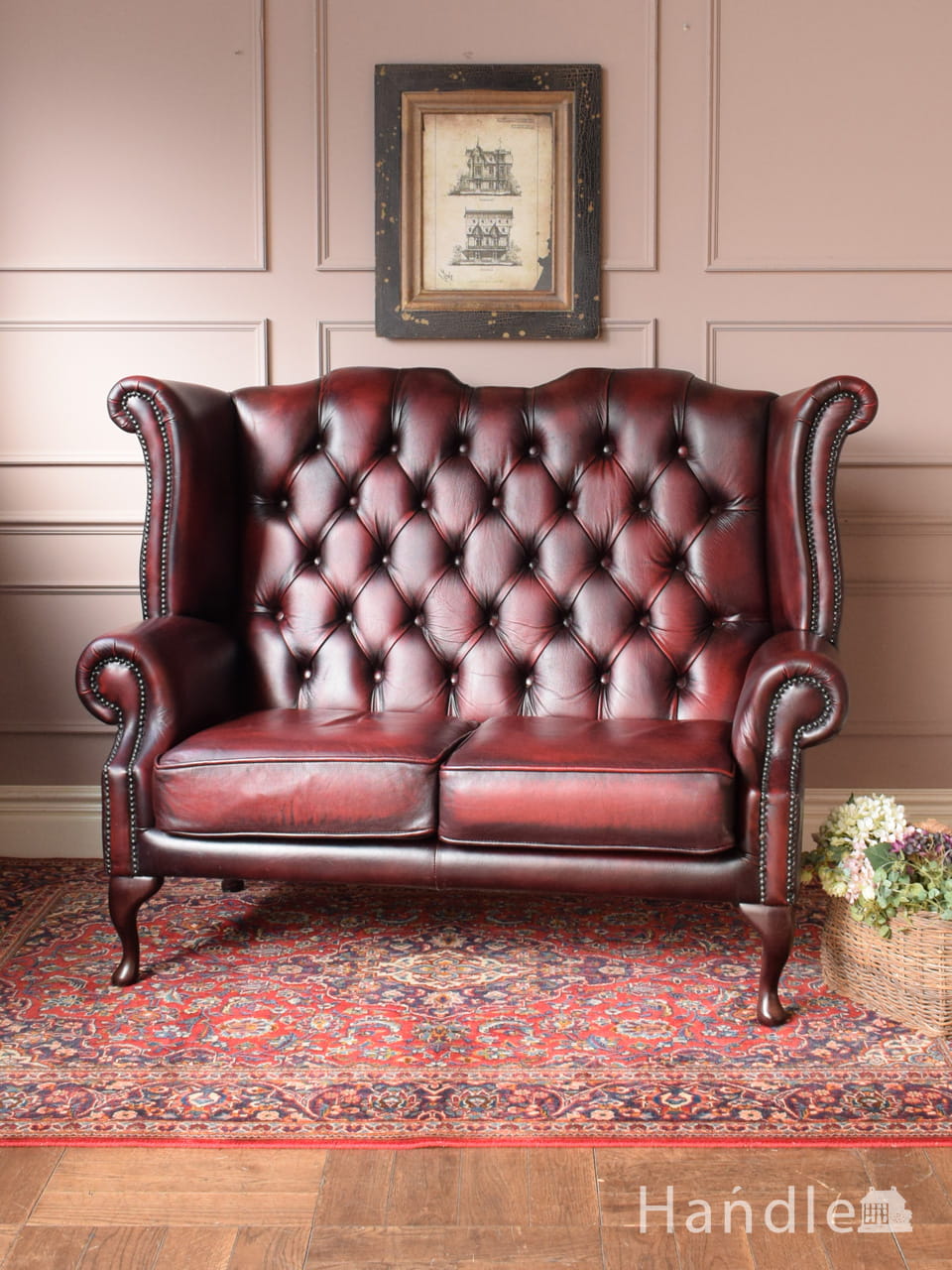 北欧スタイルのオシャレな電話台、ビンテージのテレフォンベンチ(x-545