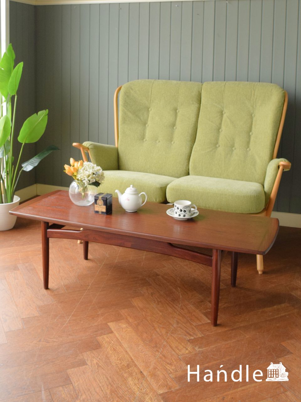 G-プラン社のおしゃれなビンテージテーブル、北欧スタイルのロー