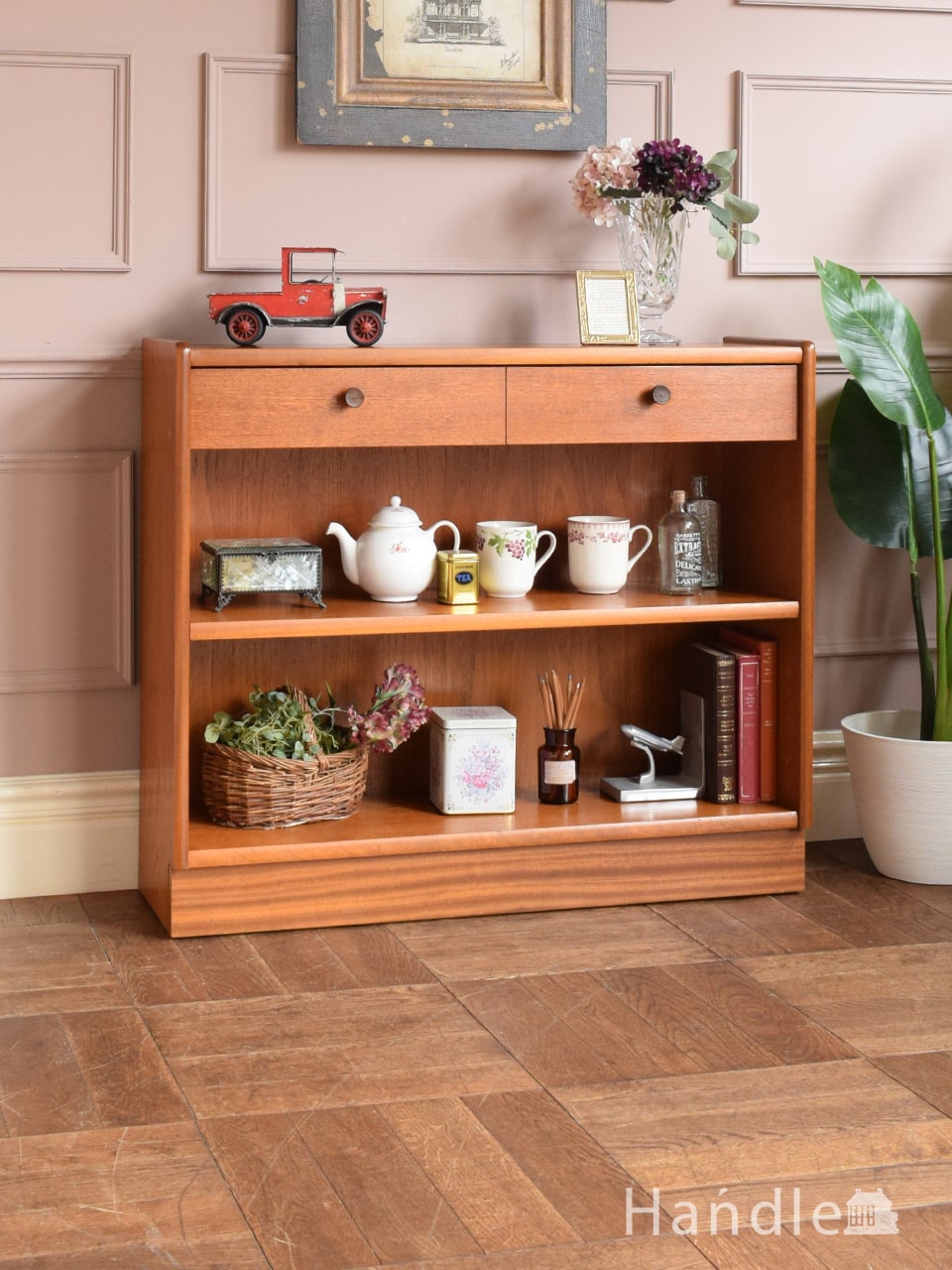 ネイサン社(Nathan)のビンテージシェルフ、ミッドセンチュリーの