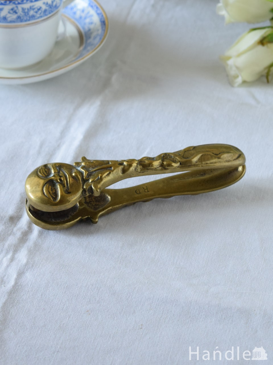 イギリスで見つけたナッツクラッカー、ハンプティダンプティの真鍮製の