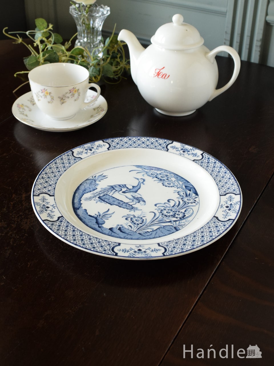 英国ウッド＆サンズ Wood & Sonsのプレート、YUAN のアンティーク