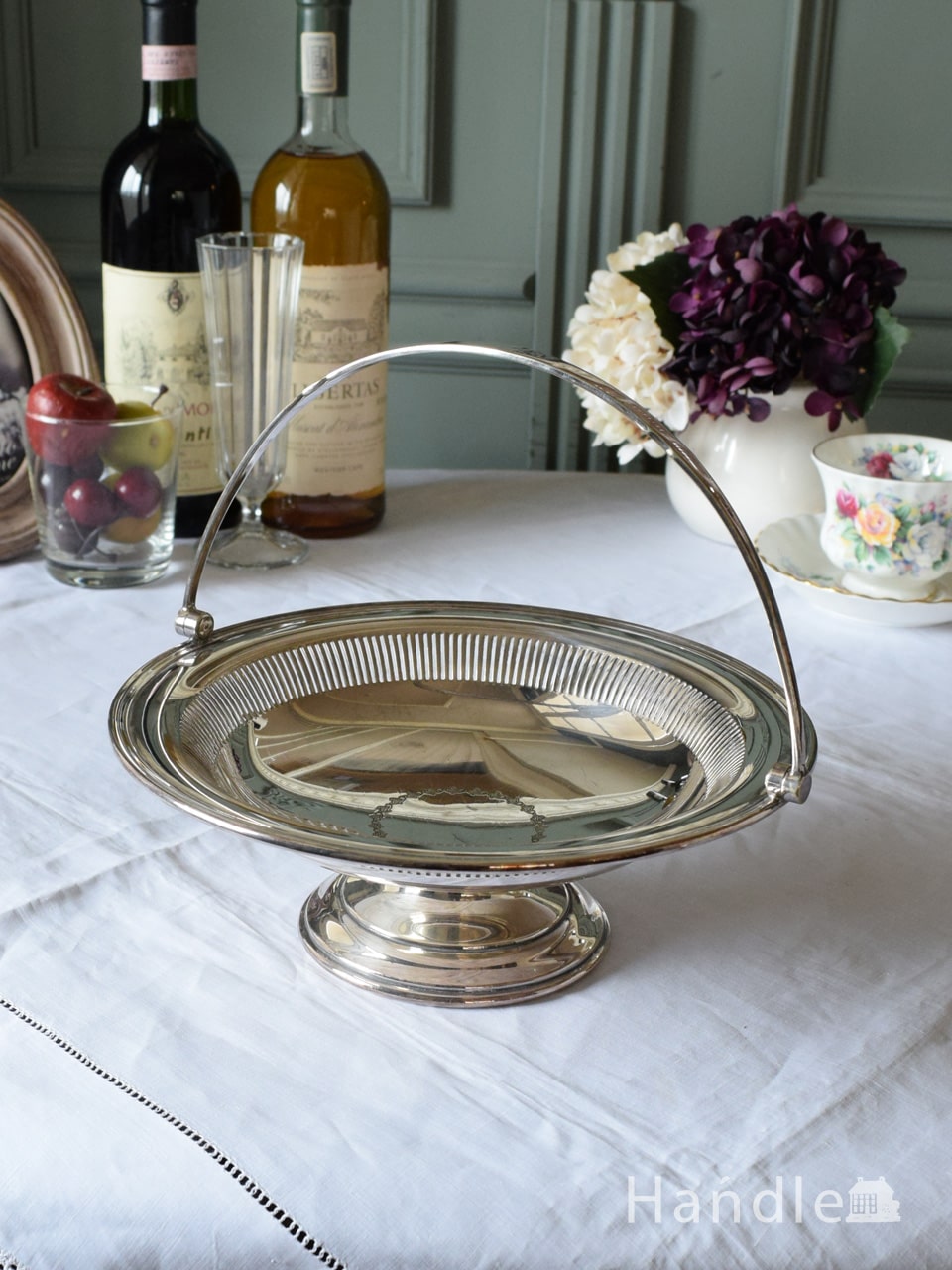 イギリス シルバープレート シェフィールド サーバー アンティーク