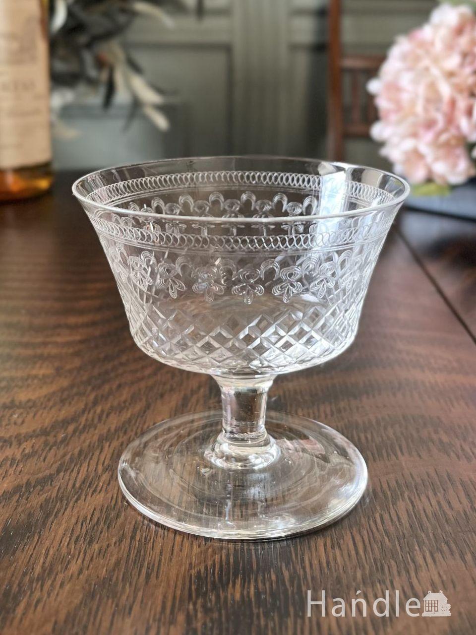 英国アンティークのPall Mallガラス、Lady Hamiltonのクリスタル