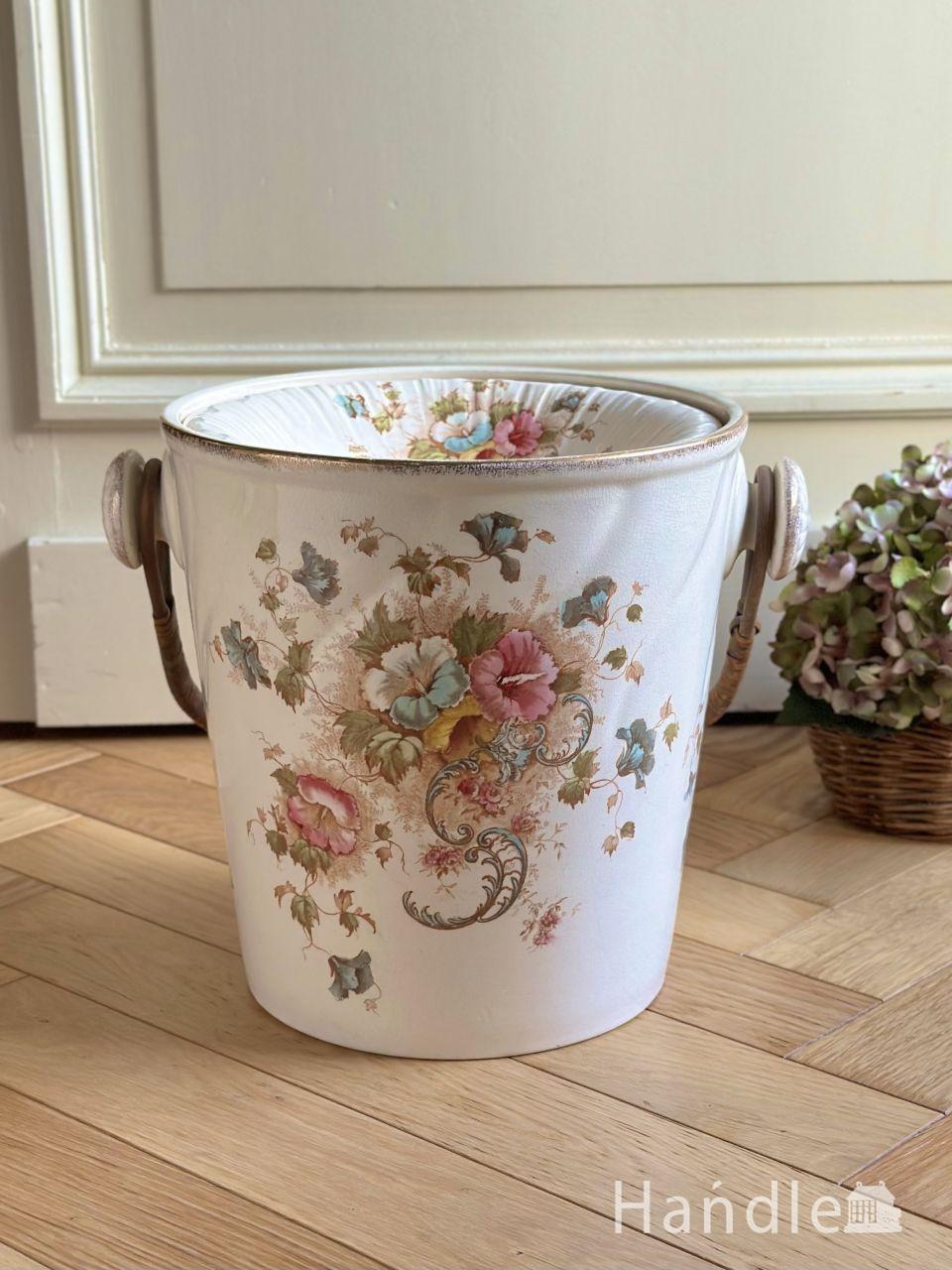 アンティークのおしゃれな器、フランスから届いた牛乳を入れたミルク缶