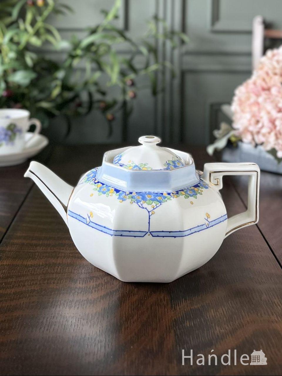 英国シェフィールドのティーポット、エドワーディアンスタイルの純銀の