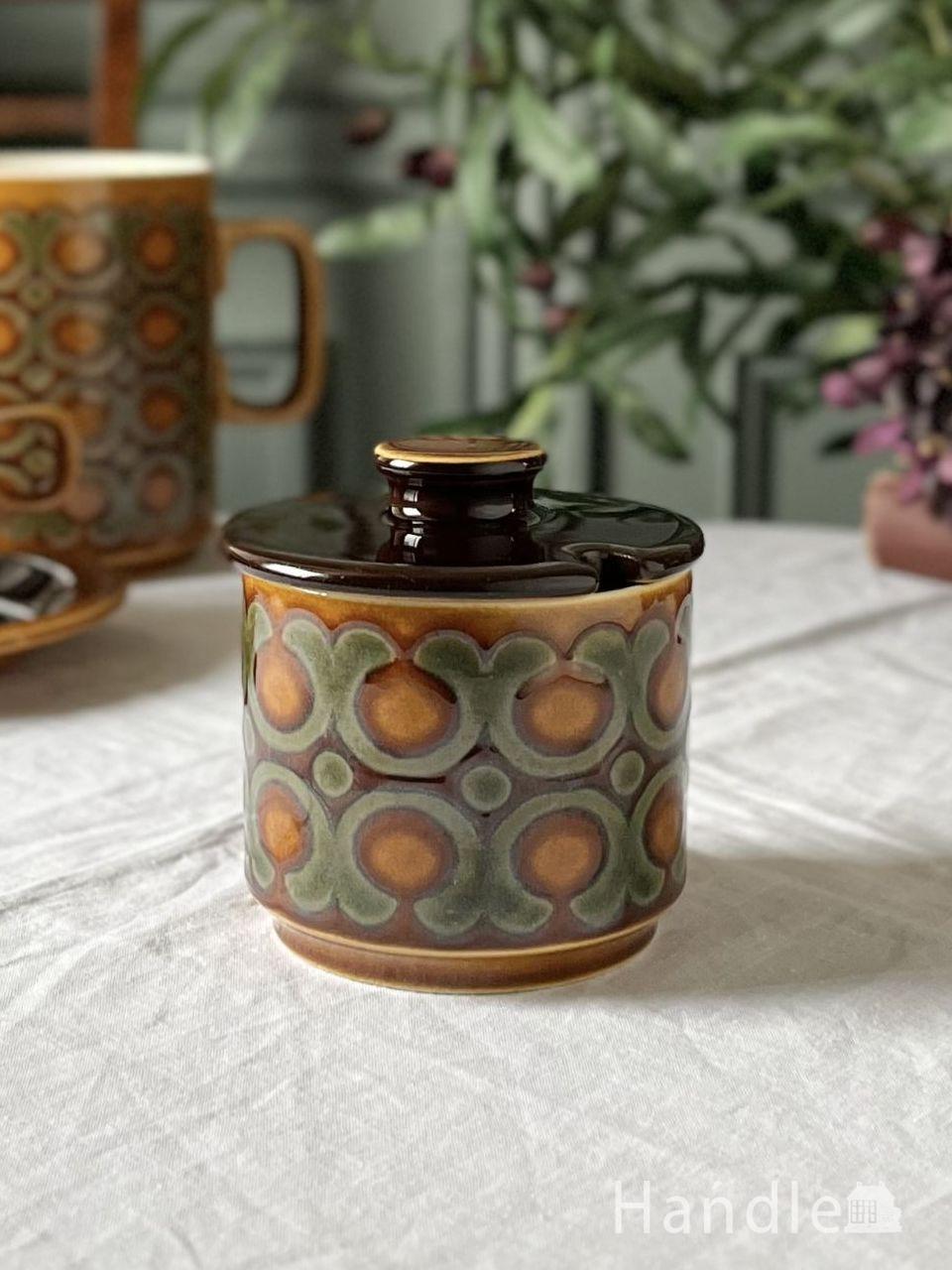 英国輸入の銀食器、アンティークシルバーのブルーガラスがキレイな