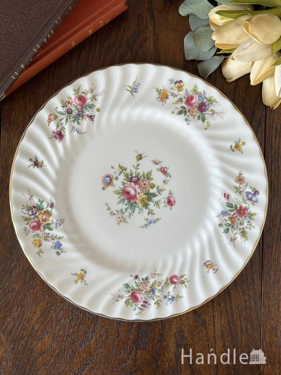 英国アンティークの美しいお皿、ミントンのマーロウ（MARLOW）の