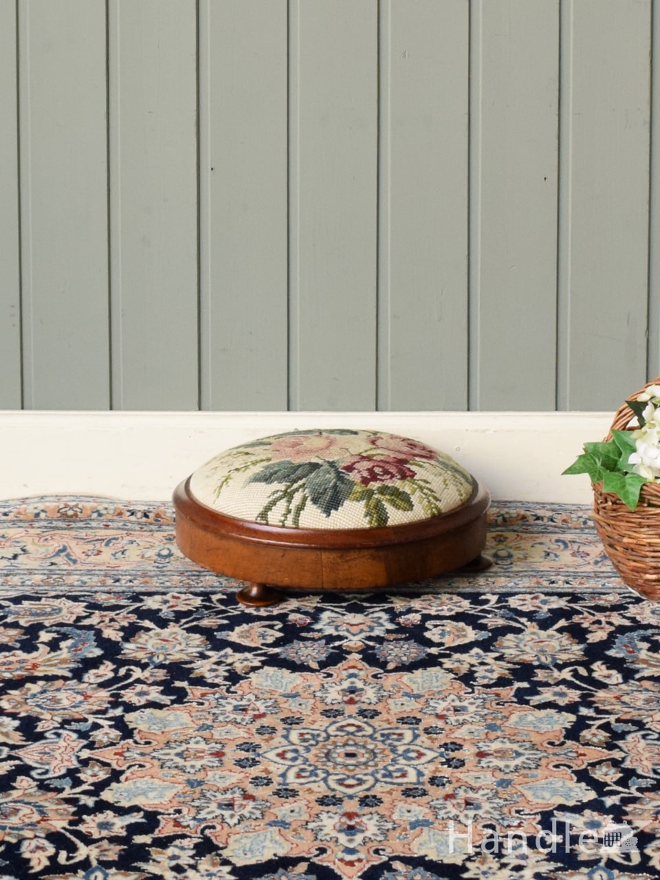 北欧テイストのアーコール社、ヴィンテージのスツール（オットマン）(x