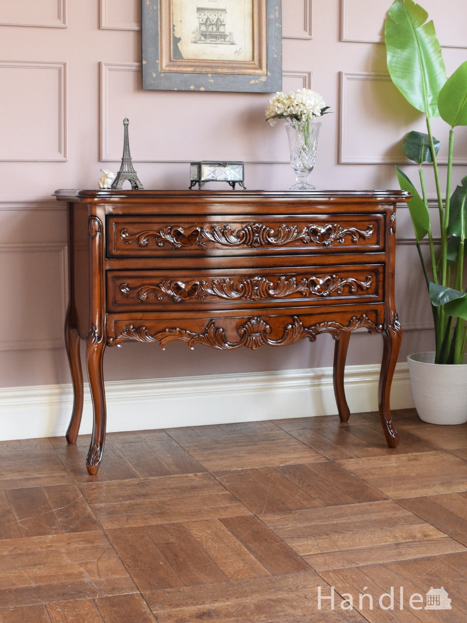 イタリア 象嵌 3段チェスト サイドチェスト クラシック イタリア