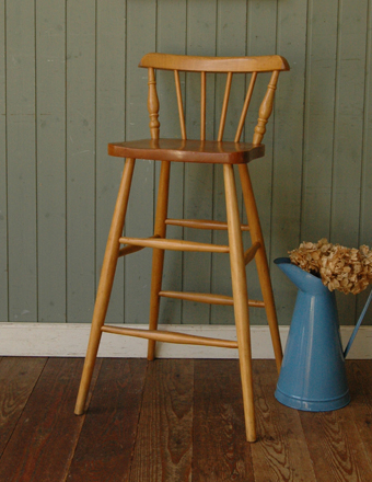 1940年代のアンティーク ハイチェア(d-792-c)｜アンティークチェア・椅子