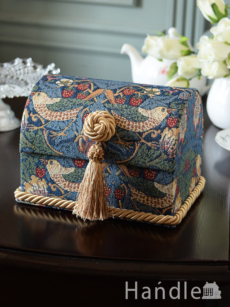 ウィリアムモリス風のインテリア雑貨、ジェニファーテイラーのボックス