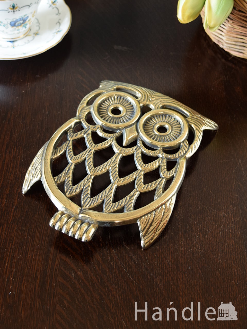 イタリアから届いたおしゃれな真鍮製トリベット、幸せを運んでくる