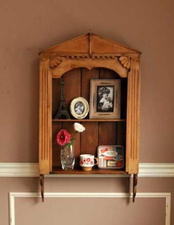 1930年代のアンティーク ウォールシェルフ(k-732k-f)｜アンティーク家具