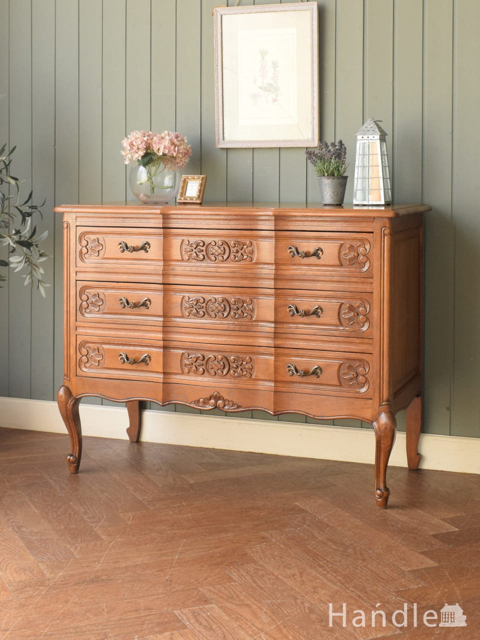 1920年代のアンティーク ローチェスト(q-216-f)｜アンティーク家具