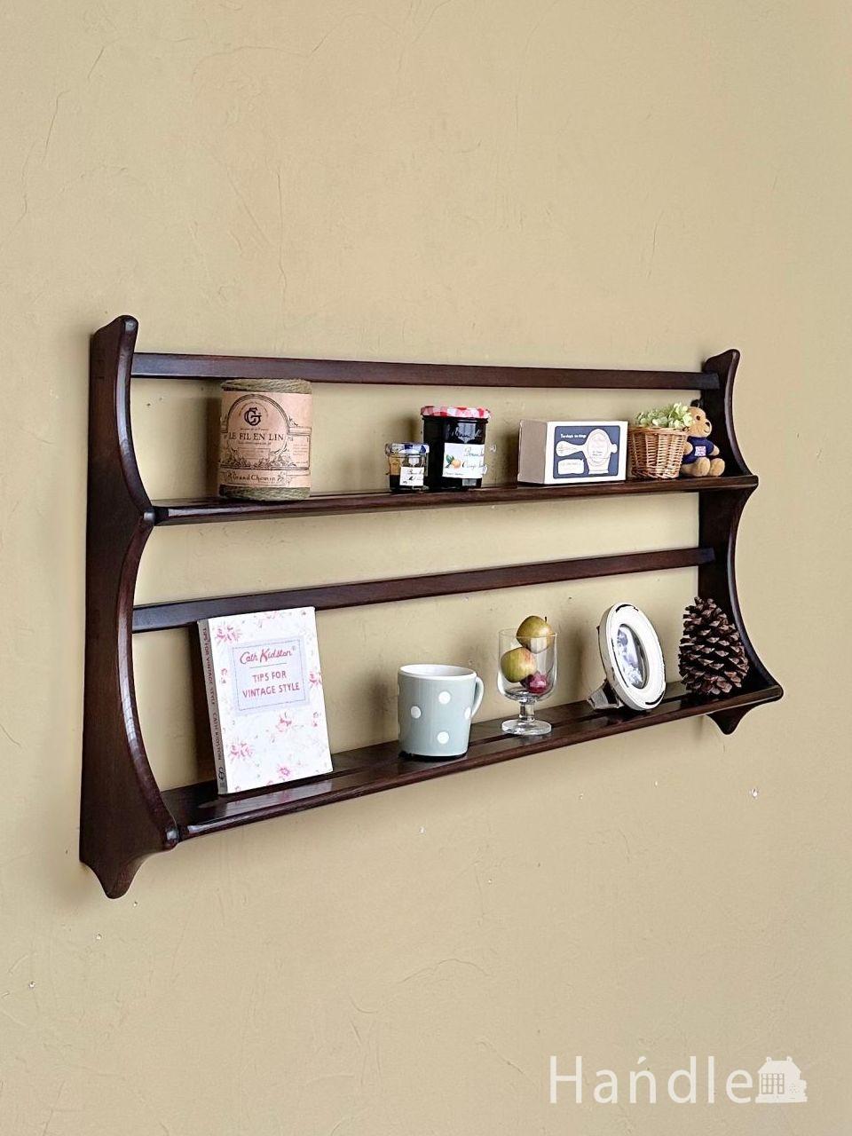 1930年代のアンティーク ウォールシェルフ(k-732k-f)｜アンティーク家具