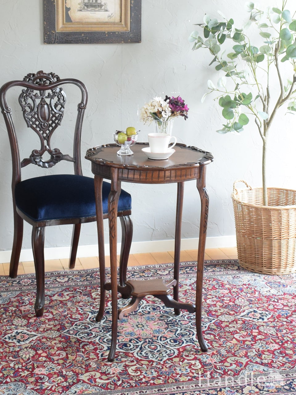 英国アンティークのサザーランドテーブル、1890年代のウォールナット材