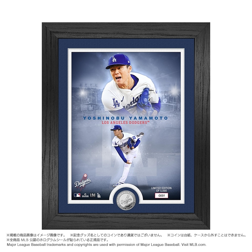 MLB公式】山本由伸 コインフォトミント｜ドジャース｜世界限定5000