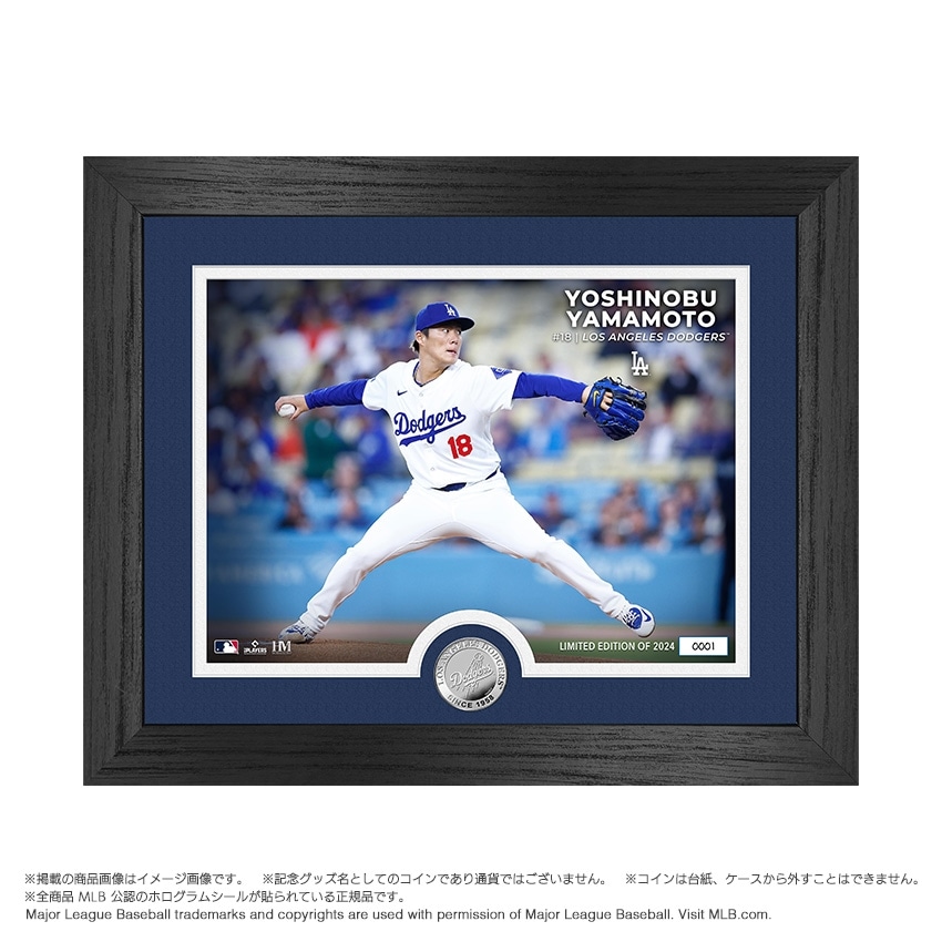 MLB公式】山本由伸 ルーキー コインフォトミント｜ドジャース｜羽田