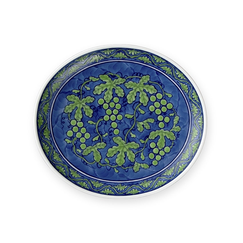 源右衛門窯 緑彩葡萄絵 皿: TORIYOSE | HANEDA Shopping 羽田空港公式