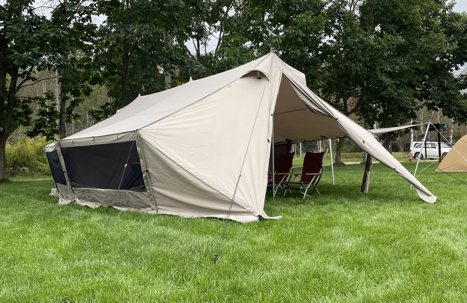 レビュー】スノーピーク グランベルクLのサイズ感と快適性が家レベル