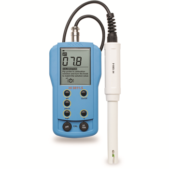 ポータブルpH/ EC/ TDS/ ℃計／HI 9811-5N、HI 9812-5NpH計/ハンナ