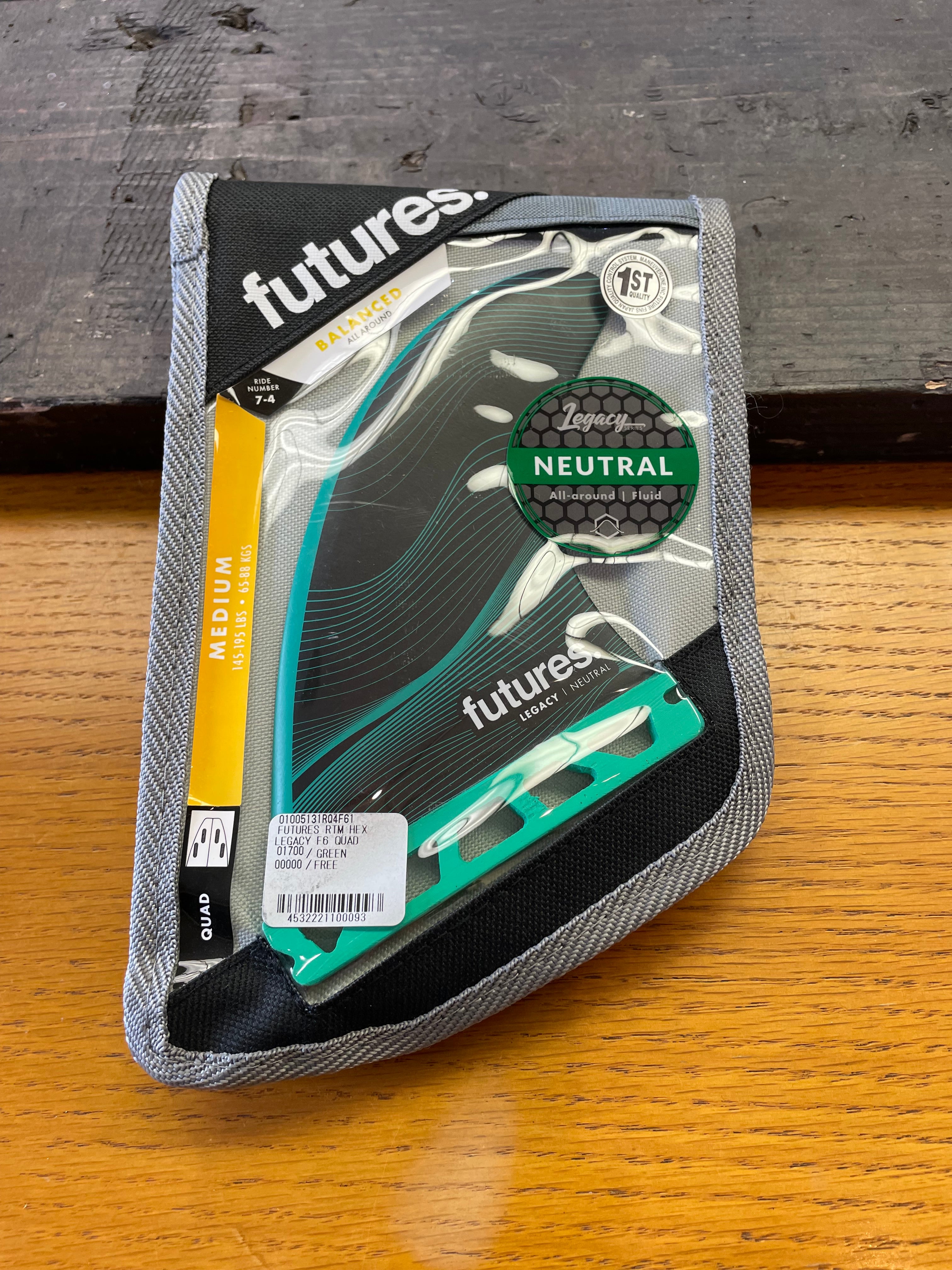 Futures Fins RTM HEX LEGACY F6 QUAD クワッドフィン フューチャー