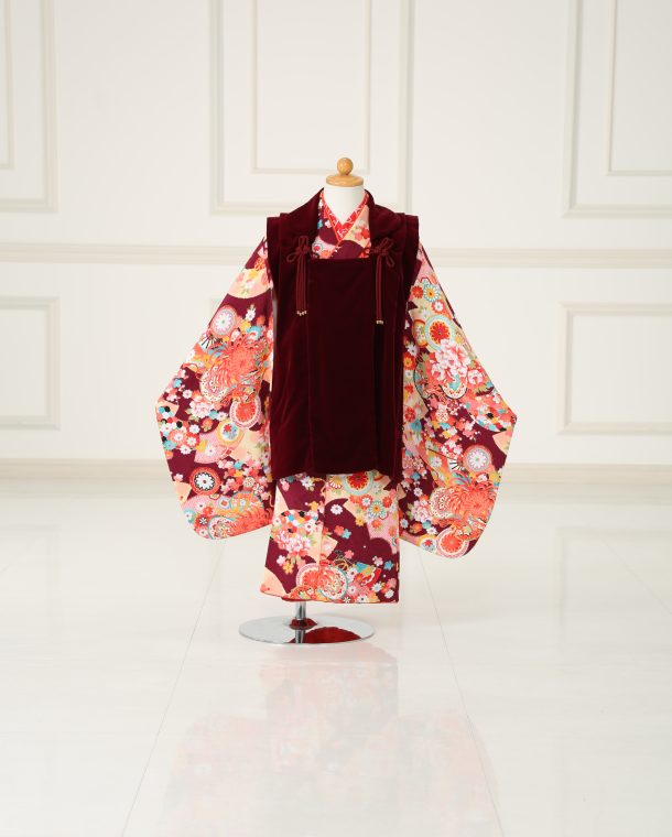 女児｜和装（3歳用被布）・大正ロマン柄｜千葉茂原・成田|ブライダル