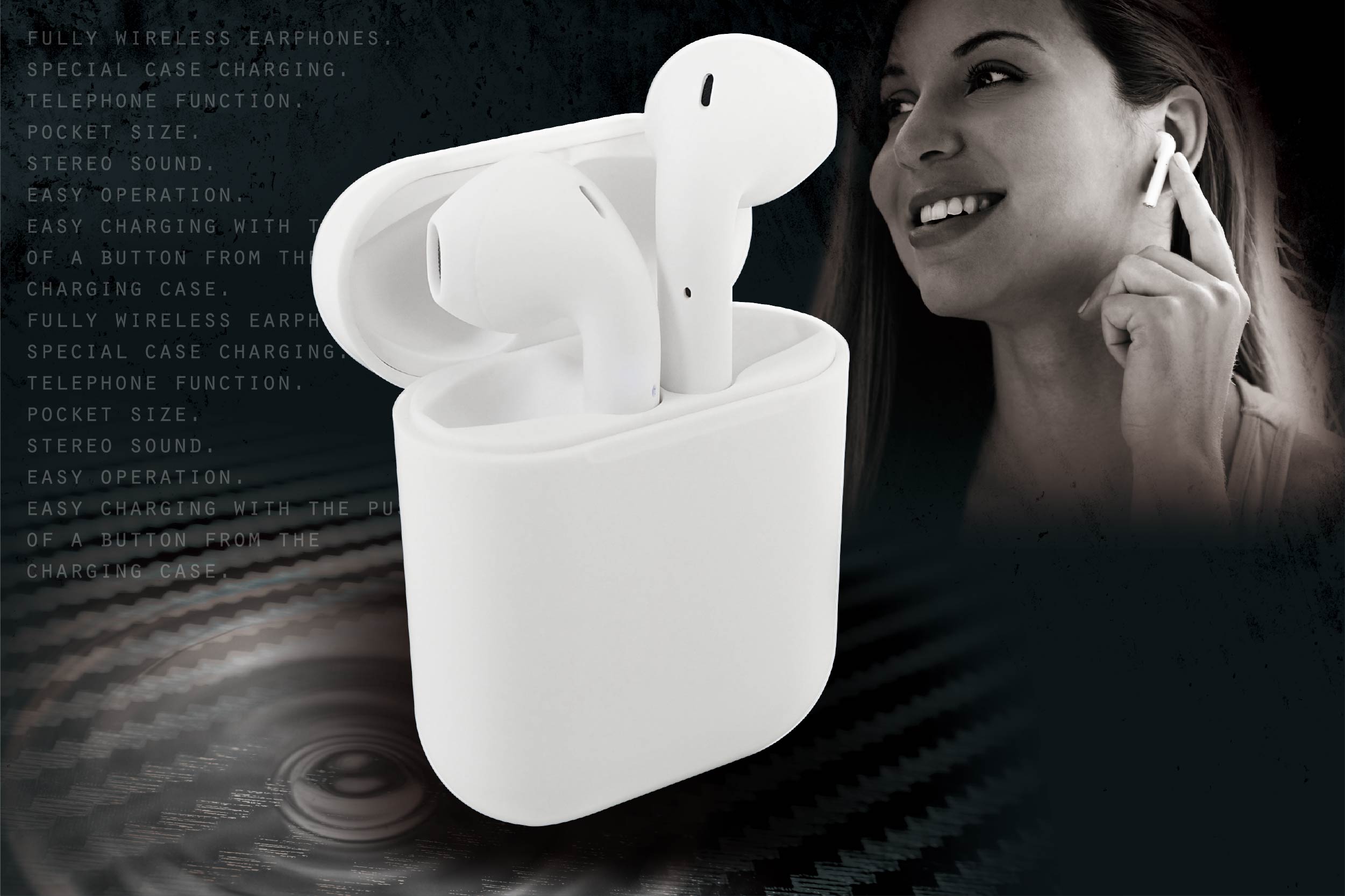 ワイヤレスイヤフォンエアリアル | 株式会社ハック