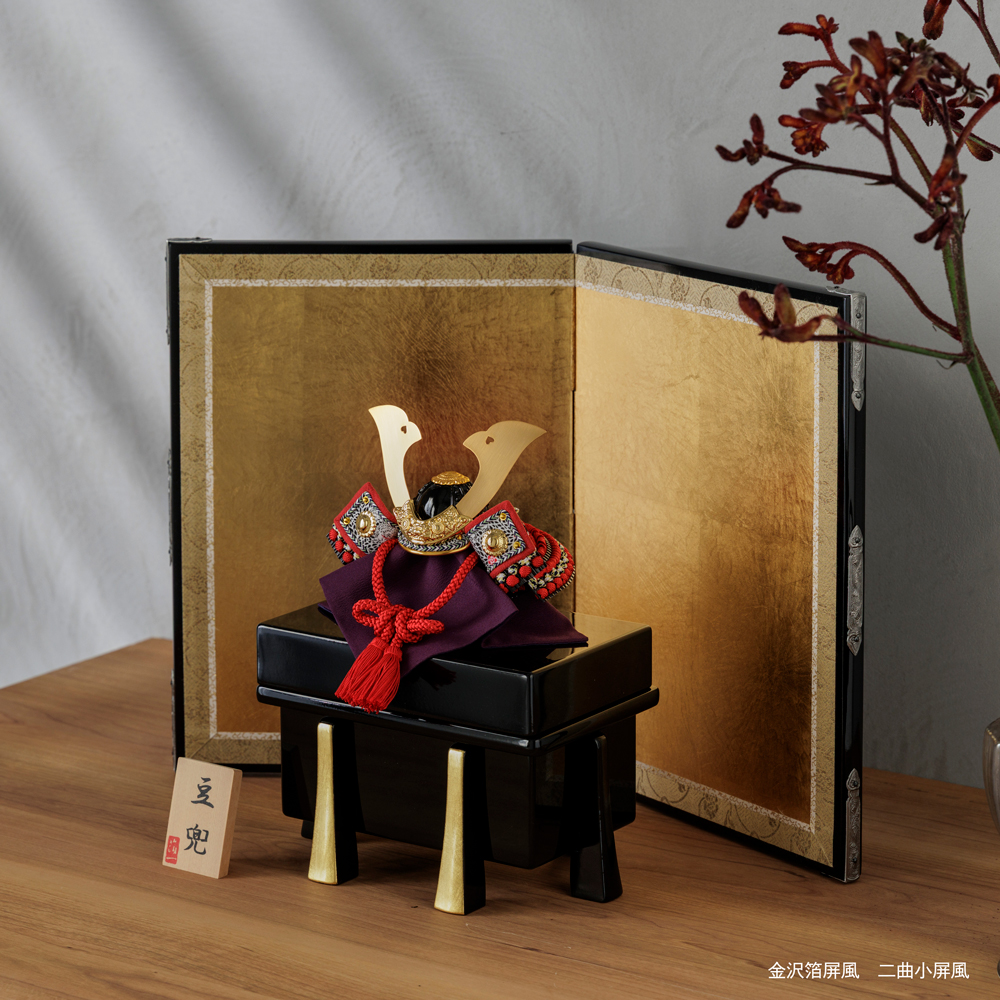 箔一 hakuichi 金箔 金沢箔 金沢 工芸品 金沢箔屏風 四曲小屏風 1尺