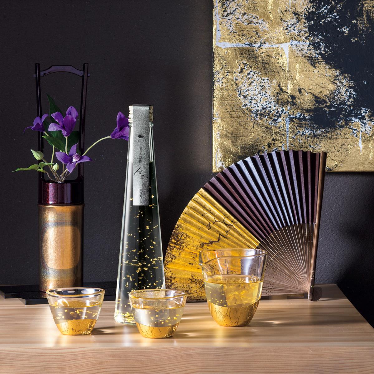 箔一 hakuichi 金箔 金沢箔 金沢 工芸品 金華 焼酎 のみよし (金箔入)