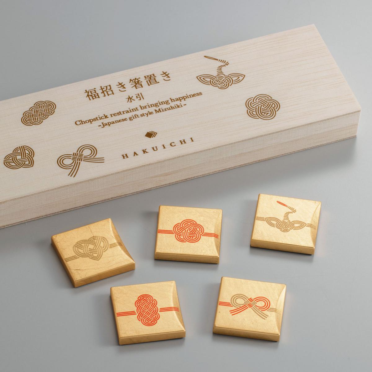 福招き箸置き | 金沢金箔の箔一| HAKUICHI STYLE