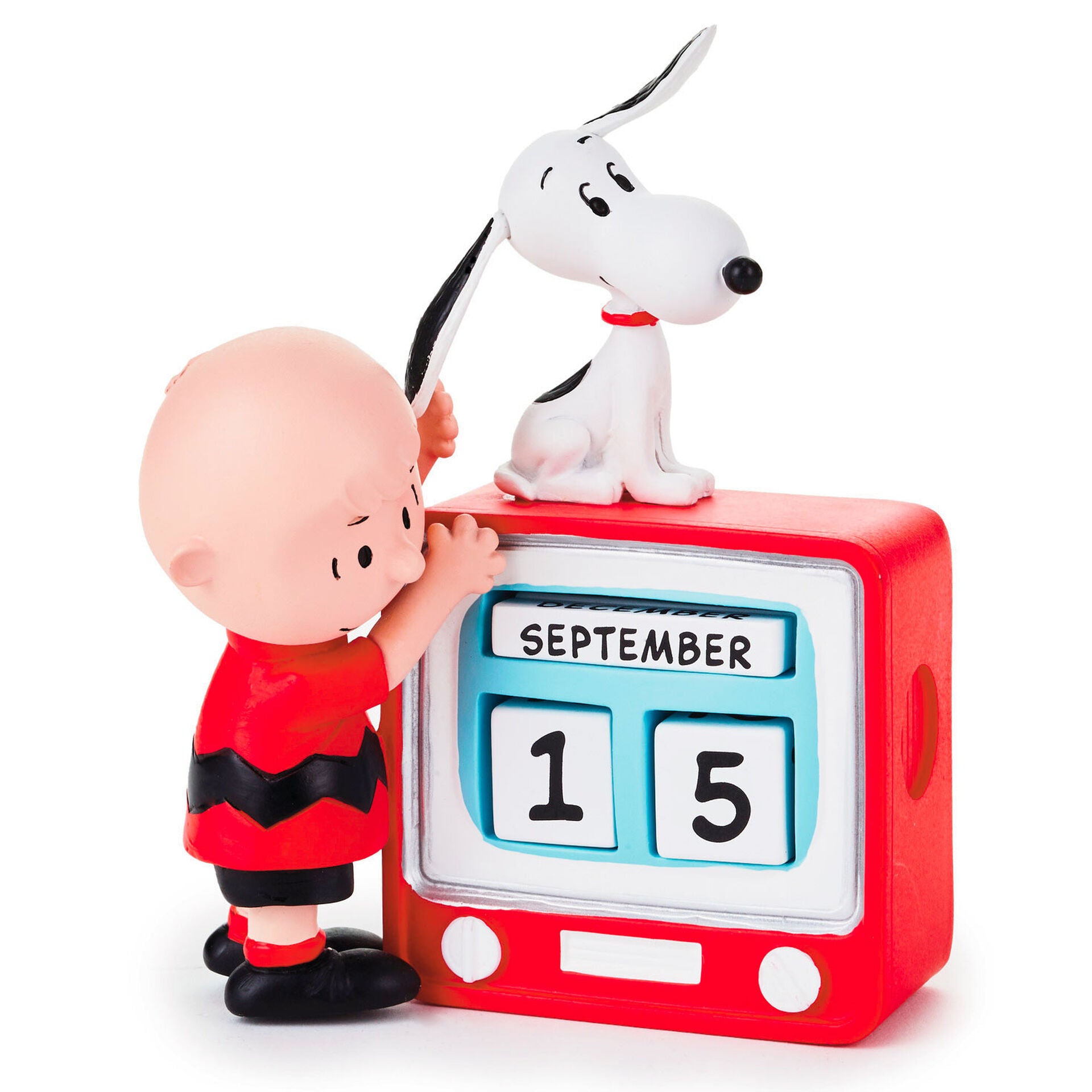 Peanuts® Charlie Brown and Snoopy TV Set Perpetual Calendar｜日本