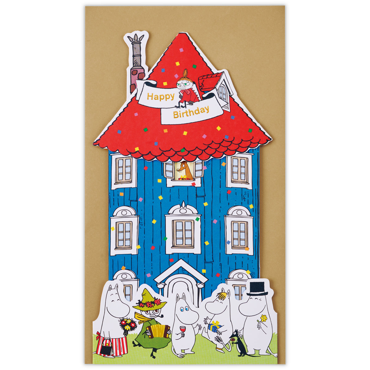 ムーミン ムーミンハウス ムーミン屋敷【誕生お祝い／立体カード】日本