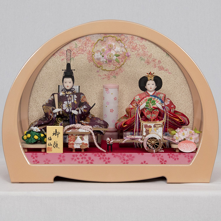 ここみ 親王ケース飾り w33114 - はぐみぃ｜ひな人形、五月人形