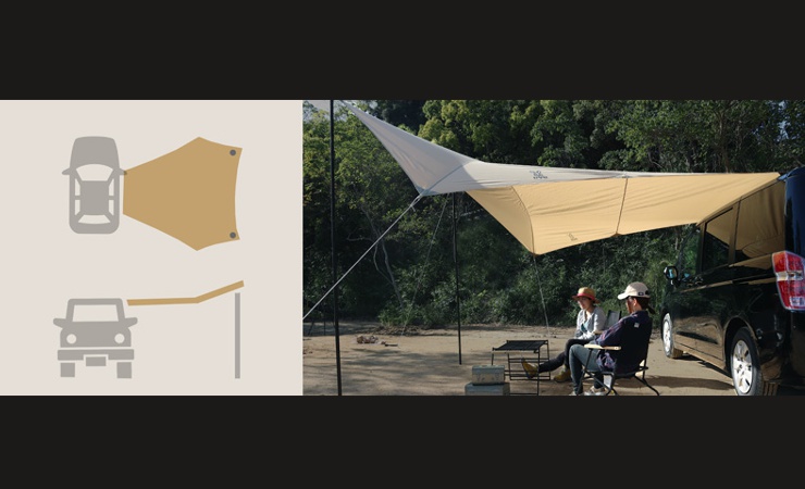 DODのカートゥギャザータープの紹介