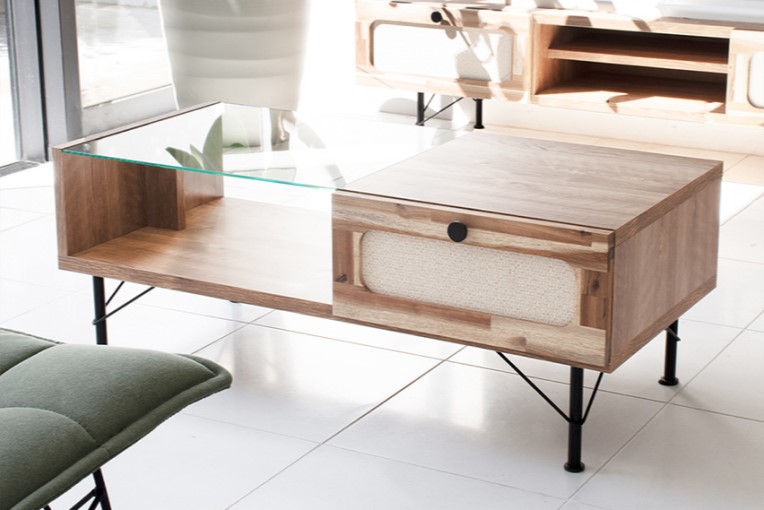 石目調アート ローテーブル スペースエイジ モダン 石目調アート ロー