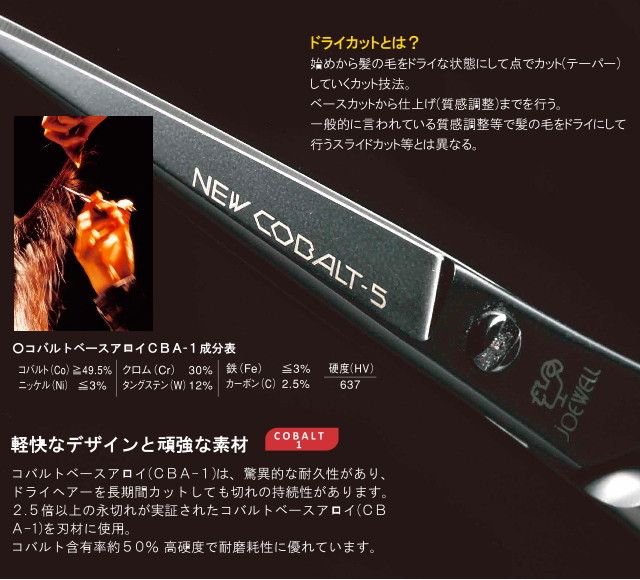 ジョーウェル NC-4.5 NC-5 NC-5.5 NC-6(東光舎 jOEWELL) ハサミ屋はやし