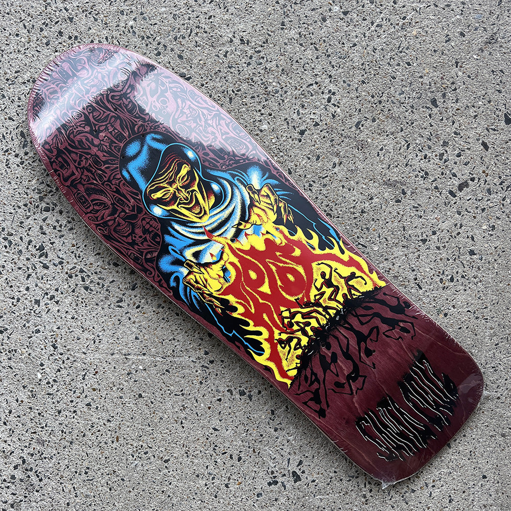 10.7in x 31.275in KNOX FIREPIT REISSUE SKATEBOARD DECK – ハスコ