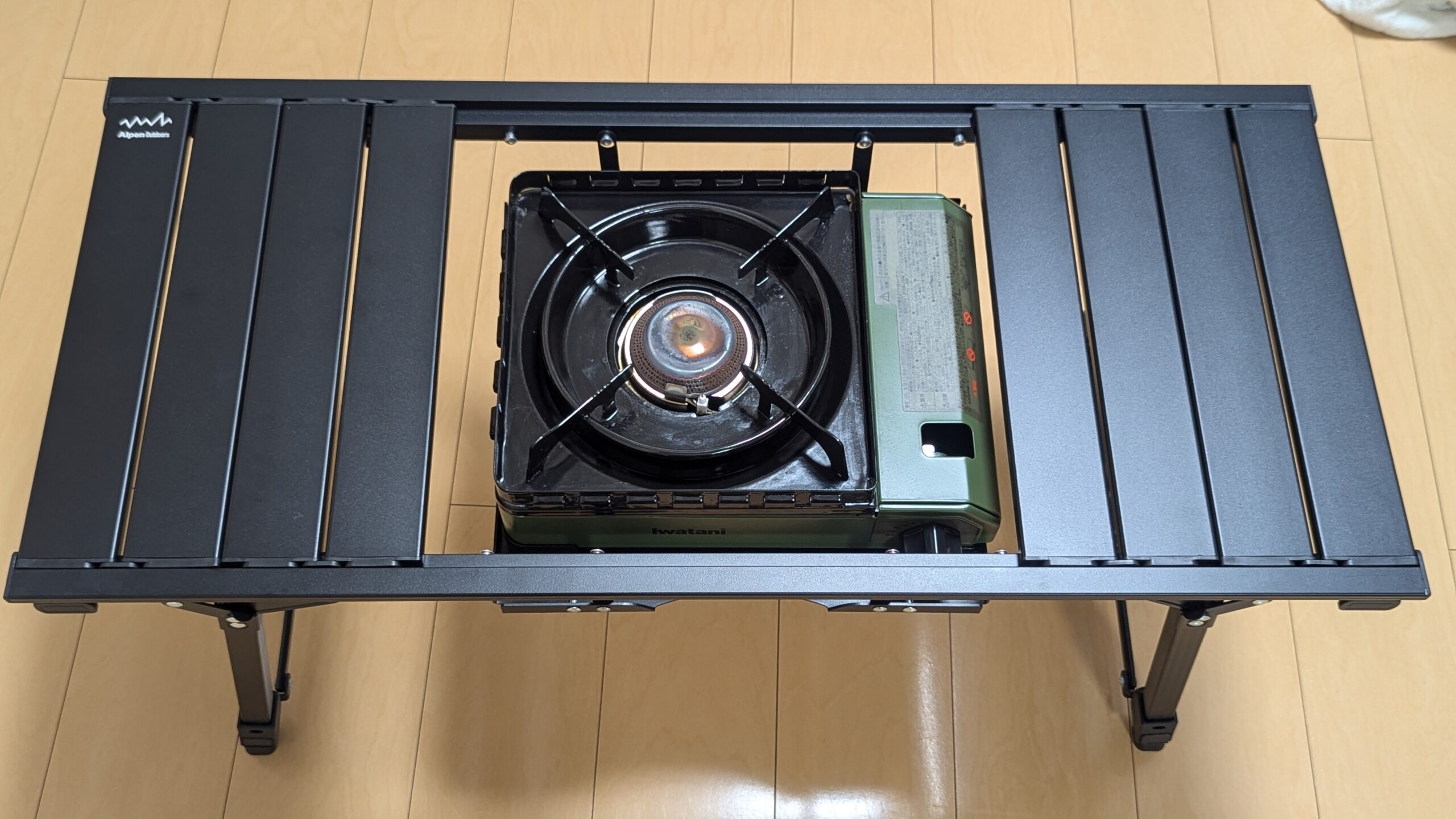 レビュー】Alpen Outdoors アルミユニットテーブル88 | 傍楽ブログ