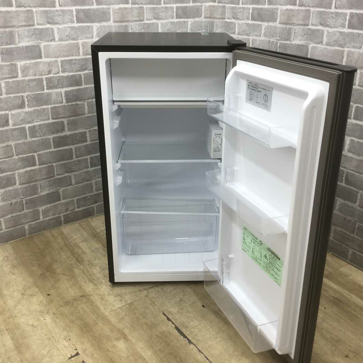 アクア 冷蔵庫 1ドア 90L 右開き ブラック AQR-9P 2023年製 | リユース