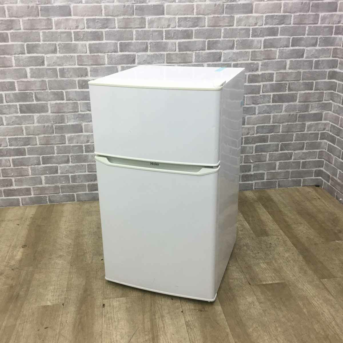 ハイアール 冷蔵庫 2ドア 85L 右開き ホワイト JR-N85C(W) 2018年製