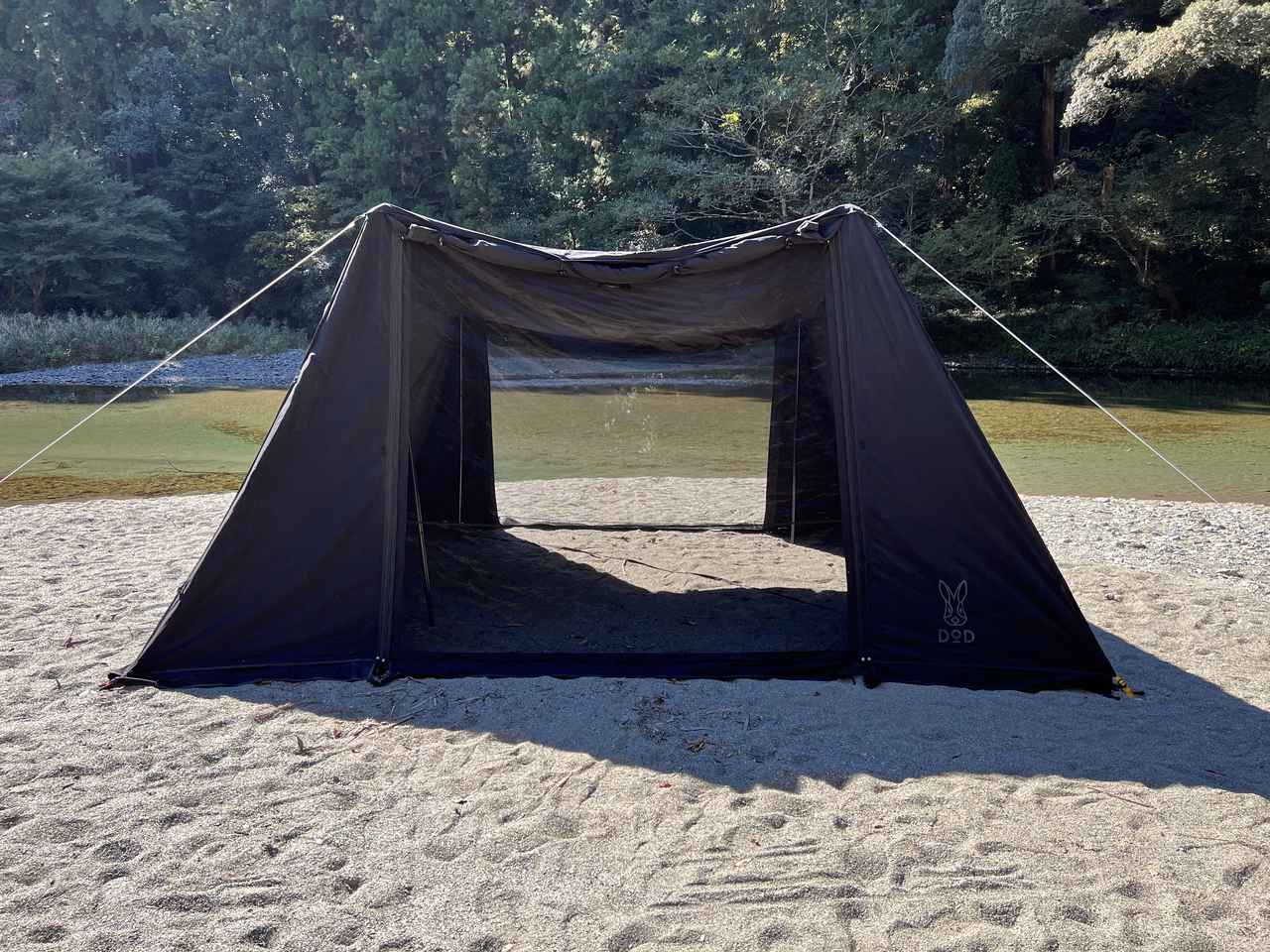 DOD「ヨンヨンベースTC」レビュー】快適シェルターテント！ソロ